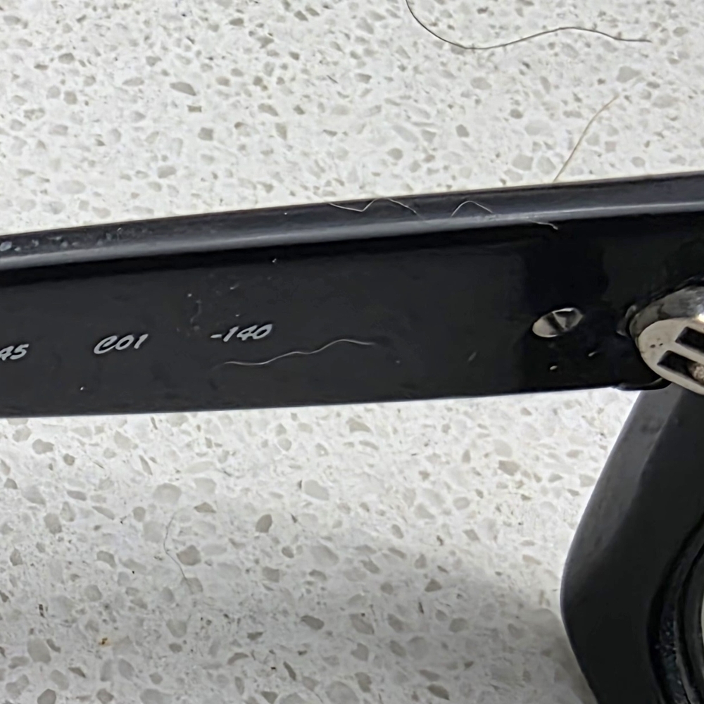 Chloe Black Rectangular Sunglasses - image 5